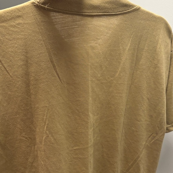 Hard Rock Cafe Tan Tee shirt with colorful embroidered logo 100% COTTON! - Picture 9 of 9